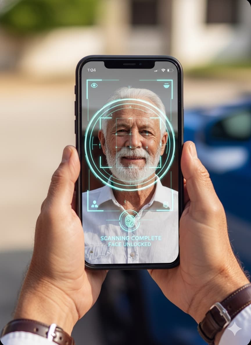 Validação de identidade por reconhecimento facial no celular
